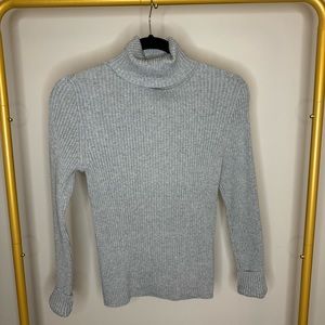 Blue/Grey Turtleneck Sweater